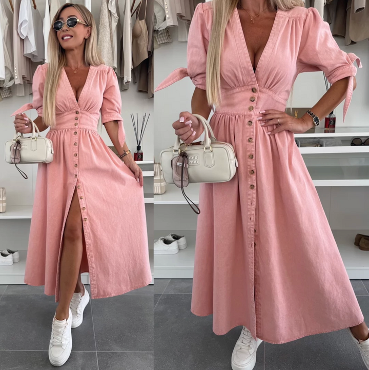 Thea | Deslumbrante Vestido de Mezclilla