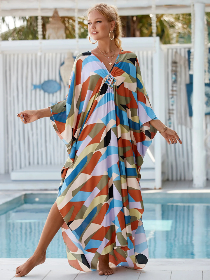 Zara | Túnica de baño bohemia y liviana