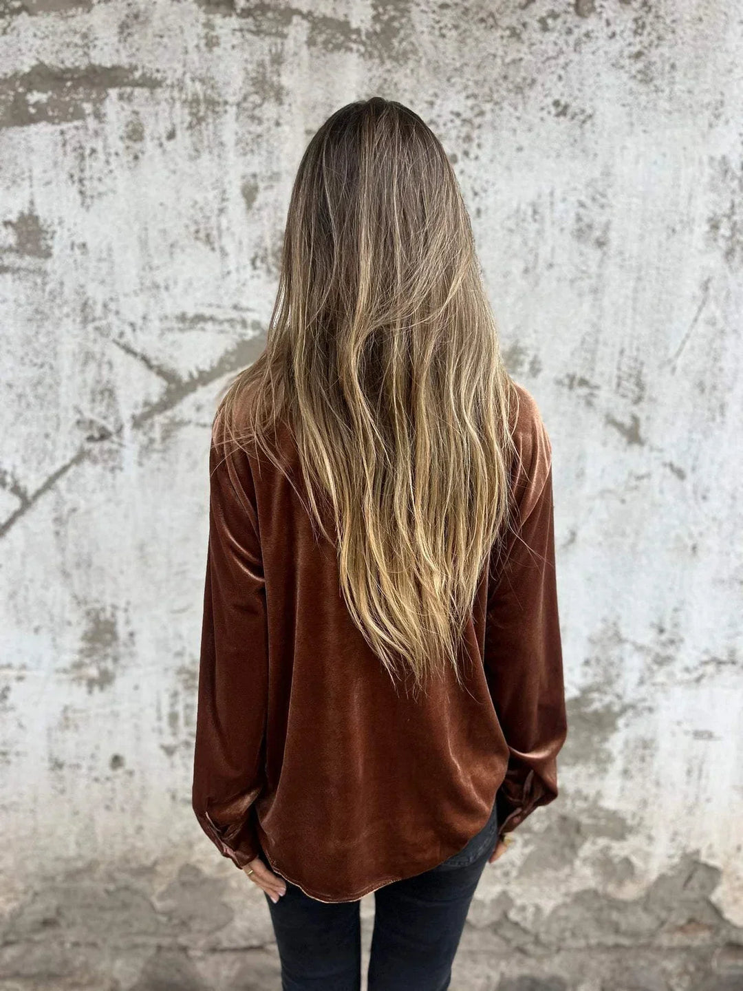 Blusa de terciopelo Clara
