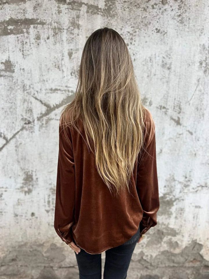 Blusa de terciopelo Clara