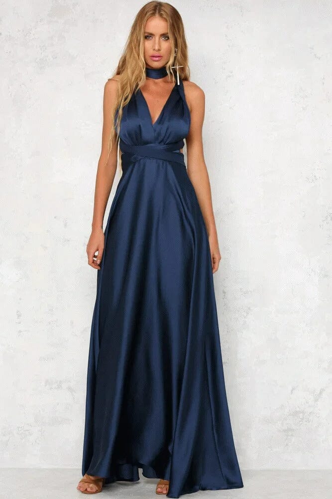 Amelia™ | Elegante Vestido Maxi de Satén