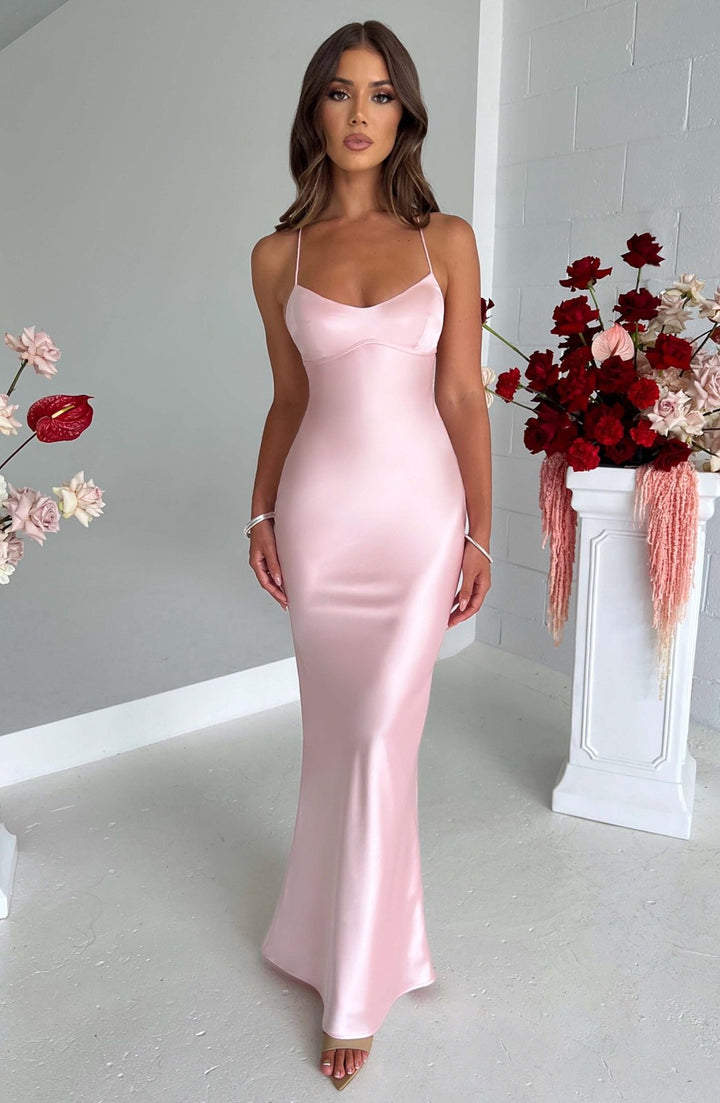 Isabelle™ | Lujoso Vestido Maxi de Satén
