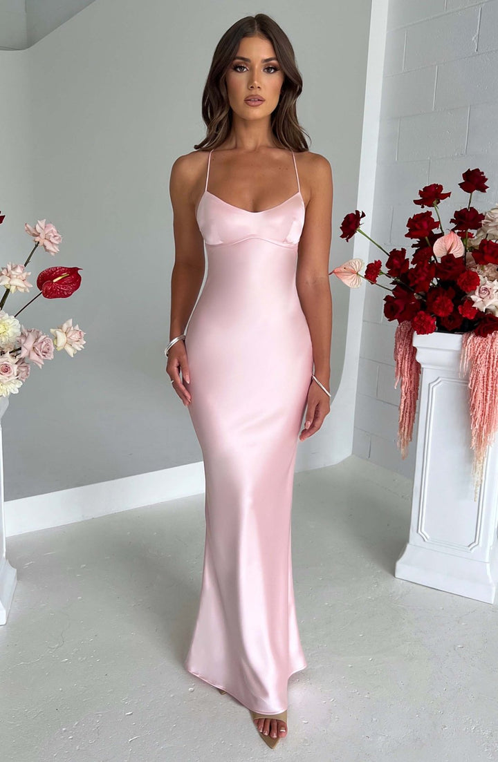 Isabelle™ | Lujoso Vestido Maxi de Satén