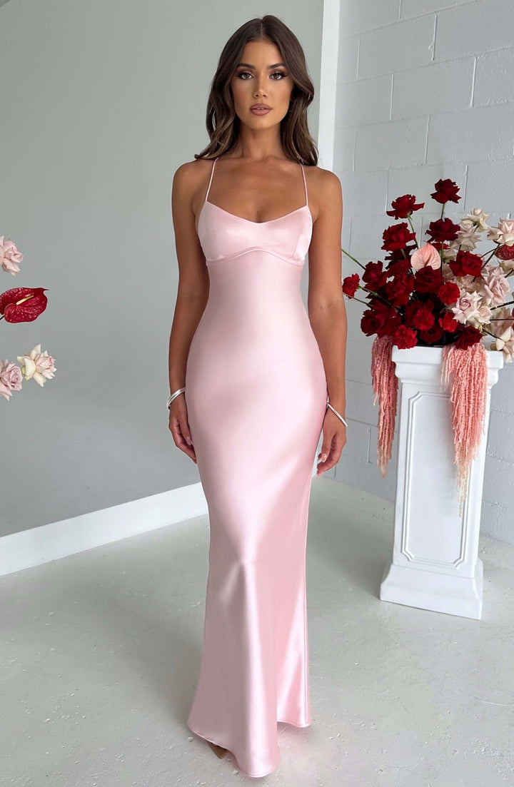 Isabelle™ | Lujoso Vestido Maxi de Satén