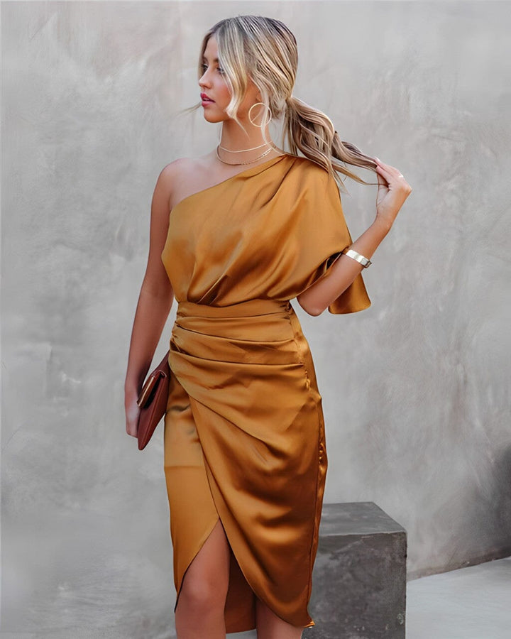 Kyra™ | Elegante Vestido de Seda con Aberturas