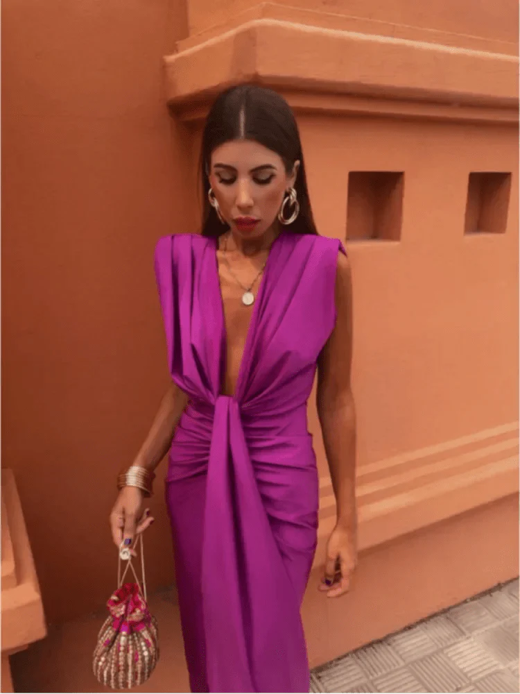 Lara™ | Vestido Satinado Luxe