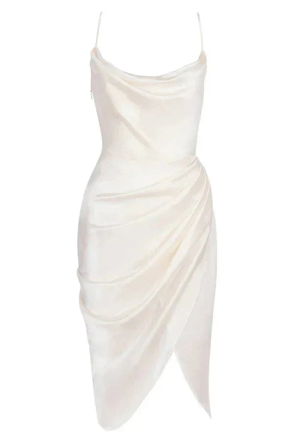 Scarlett™ | Luxe Vestido Maxi de Seda con Corsé