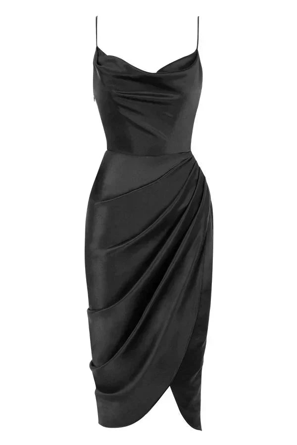 Scarlett™ | Luxe Vestido Maxi de Seda con Corsé