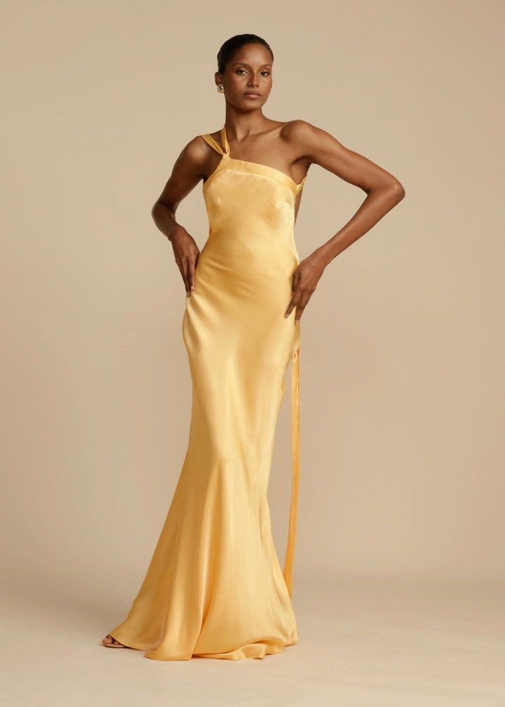 Sophia™ | Vestido Maxi de Seda con Tirantes Elegantes