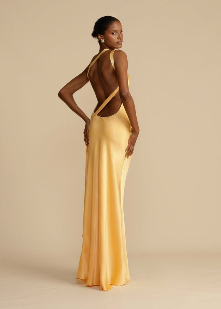 Sophia™ | Vestido Maxi de Seda con Tirantes Elegantes
